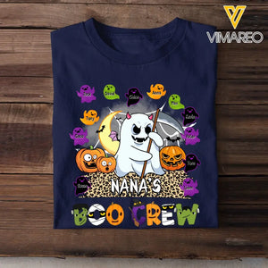 Personalized Nana's Boo Crew Grandma Ghosts With Kid Name T-shirt Printed HTHHN202391