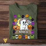 Personalized Nana's Boo Crew Grandma Ghosts With Kid Name T-shirt Printed HTHHN202391