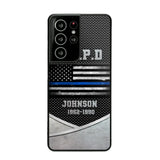 Personalized US Police Department & Name Phonecase KVH23164