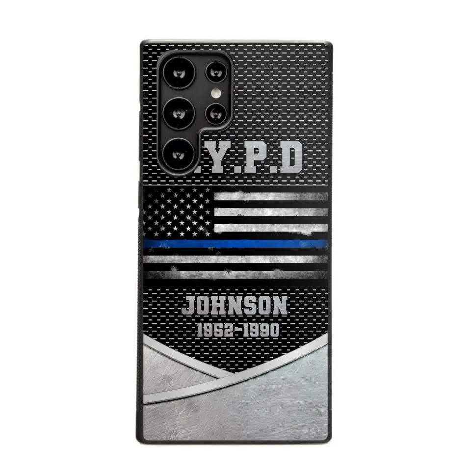 Personalized US Police Department & Name Phonecase KVH23164