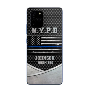 Personalized US Police Department & Name Phonecase KVH23164