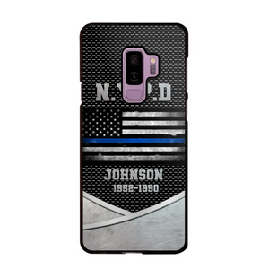 Personalized US Police Department & Name Phonecase KVH23164