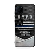 Personalized US Police Department & Name Phonecase KVH23164