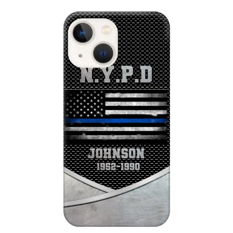 Personalized US Police Department & Name Phonecase KVH23164