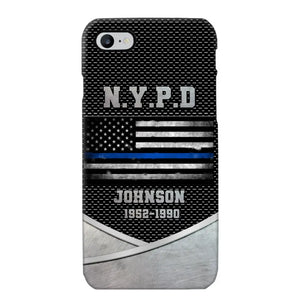 Personalized US Police Department & Name Phonecase KVH23164