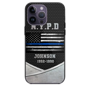 Personalized US Police Department & Name Phonecase KVH23164