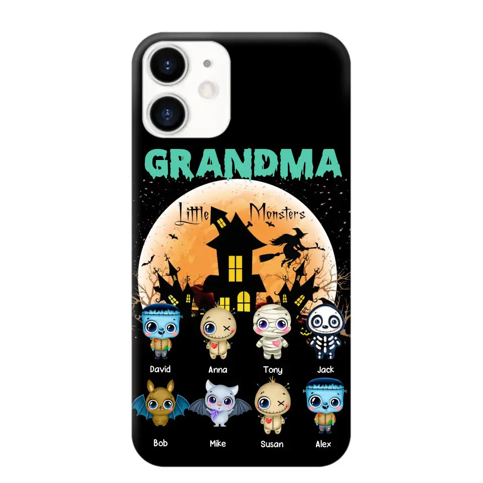 Personalized Grandma Little Monsters Halloween & Kid Names Phonecase HTHKVH23181