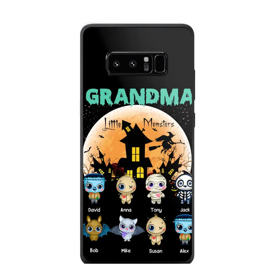 Personalized Grandma Little Monsters Halloween & Kid Names Phonecase HTHKVH23181