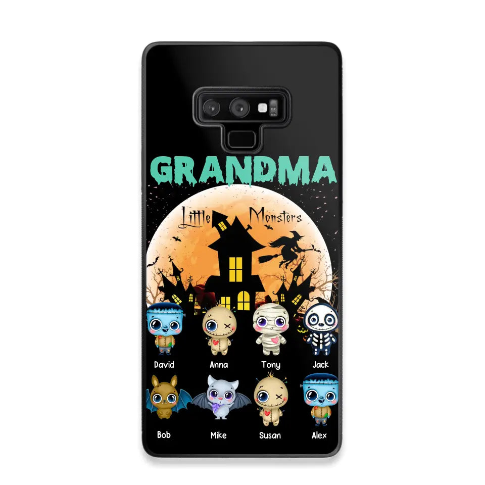 Personalized Grandma Little Monsters Halloween & Kid Names Phonecase HTHKVH23181