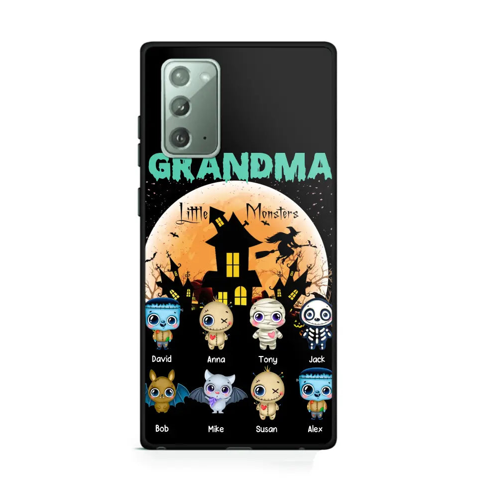 Personalized Grandma Little Monsters Halloween & Kid Names Phonecase HTHKVH23181