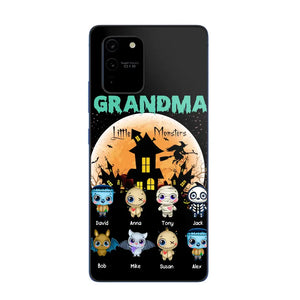 Personalized Grandma Little Monsters Halloween & Kid Names Phonecase HTHKVH23181