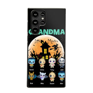 Personalized Grandma Little Monsters Halloween & Kid Names Phonecase HTHKVH23181