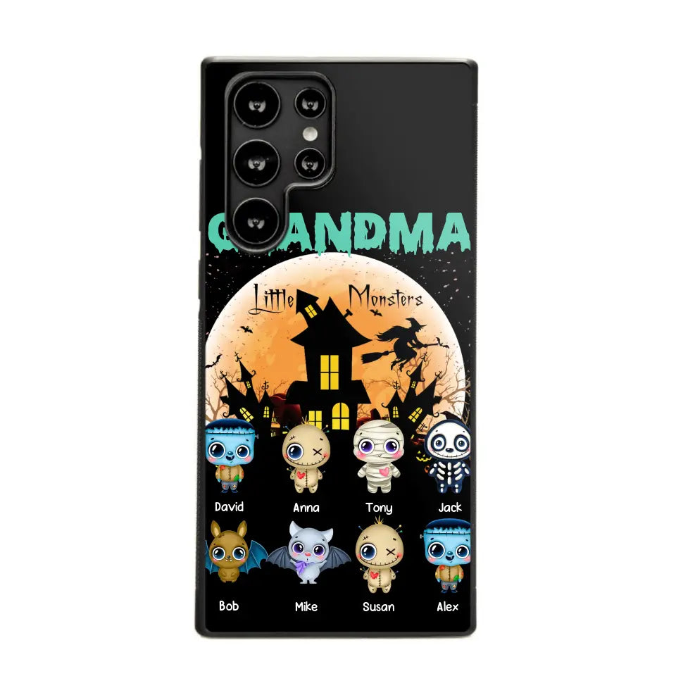 Personalized Grandma Little Monsters Halloween & Kid Names Phonecase HTHKVH23181