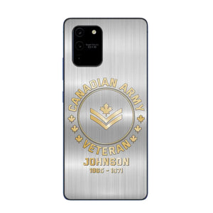 Personalized Canadian Armed Force Phone Case Printed QTPD256