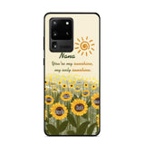 Personalized Your're My Sunshine My Only Sunshine Sunflowers with Kid Names Phonecase Printed HTHHN23258