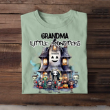 Personalized Grandma Little Monsters Halloween Gift T-shirt Printed HN23291