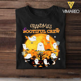 Personalized Grandma's Bootiful Crew Ghost with Kid Names Halloween T-shirt Printed HTHPVD23293