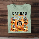 Personalized Upload Your Cat Photo Custom Name Cat Lovers Gift T-shirt Printed MTHKVH23310