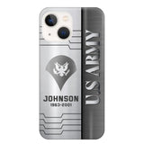 Personalized US Military Phone Case Printed QTPN382