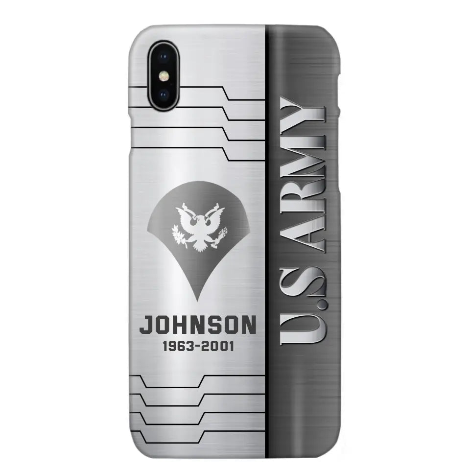 Personalized US Military Phone Case Printed QTPN382