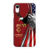 Personalized US Military Veteran Retired Phone Case Printed QTKH431