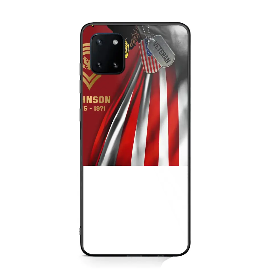 Personalized US Military Veteran Retired Phone Case Printed QTKH431