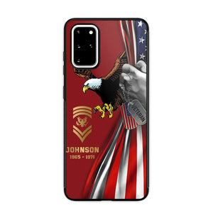 Personalized US Military Veteran Retired Phone Case Printed QTKH431