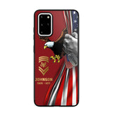 Personalized US Military Veteran Retired Phone Case Printed QTKH431