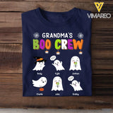 Personalized Grandma's Boo Crew Ghosts with Kid Names T-shirt Printed HTHKVH23419