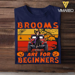 Personalized Brooms Are For Beginners Jeep Witch T-shirt Printed KVH23454