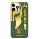 Personalized Canadian Armed Force Phone Case Printed QTKH458