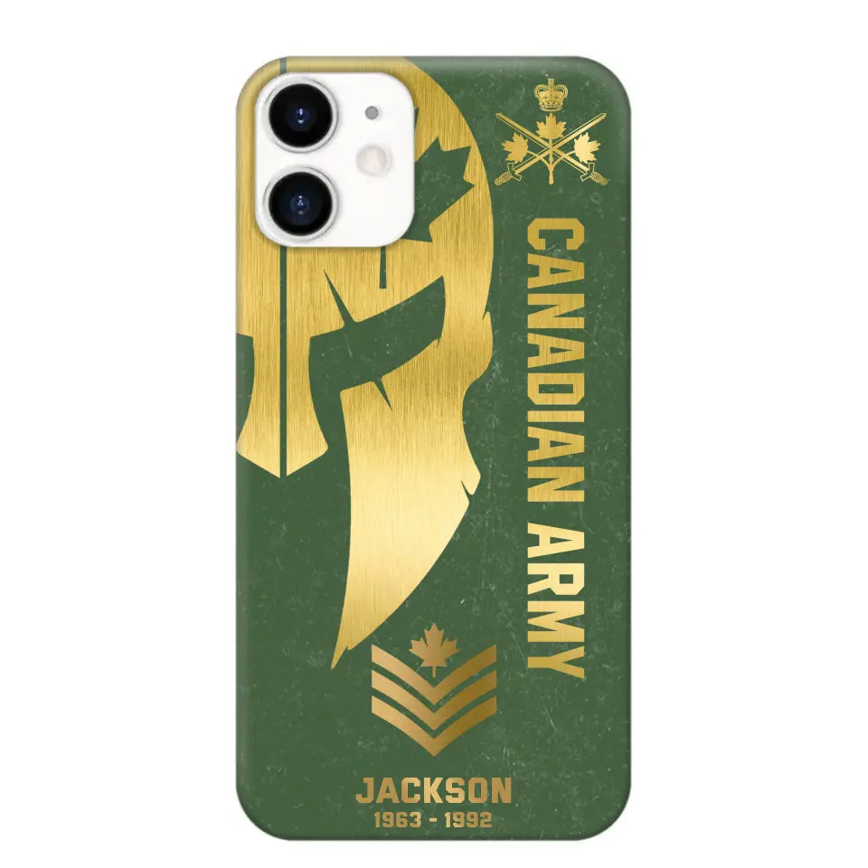 Personalized Canadian Armed Force Phone Case Printed QTKH458