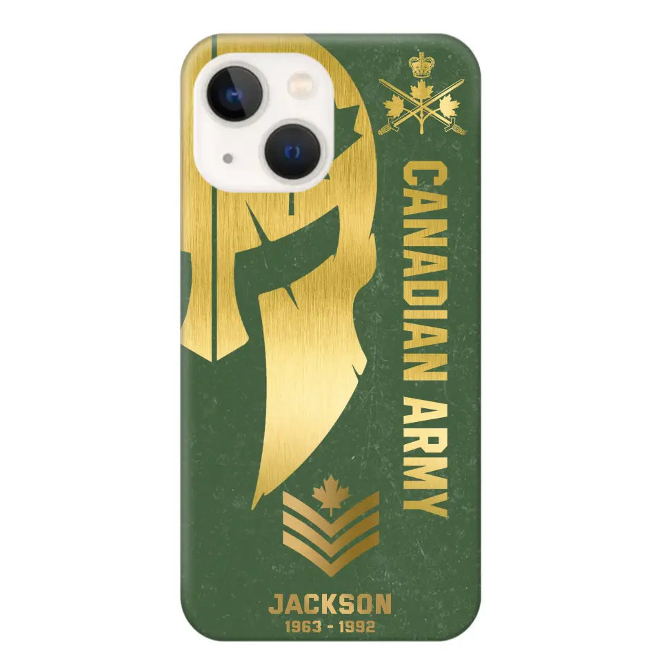 Personalized Canadian Armed Force Phone Case Printed QTKH458