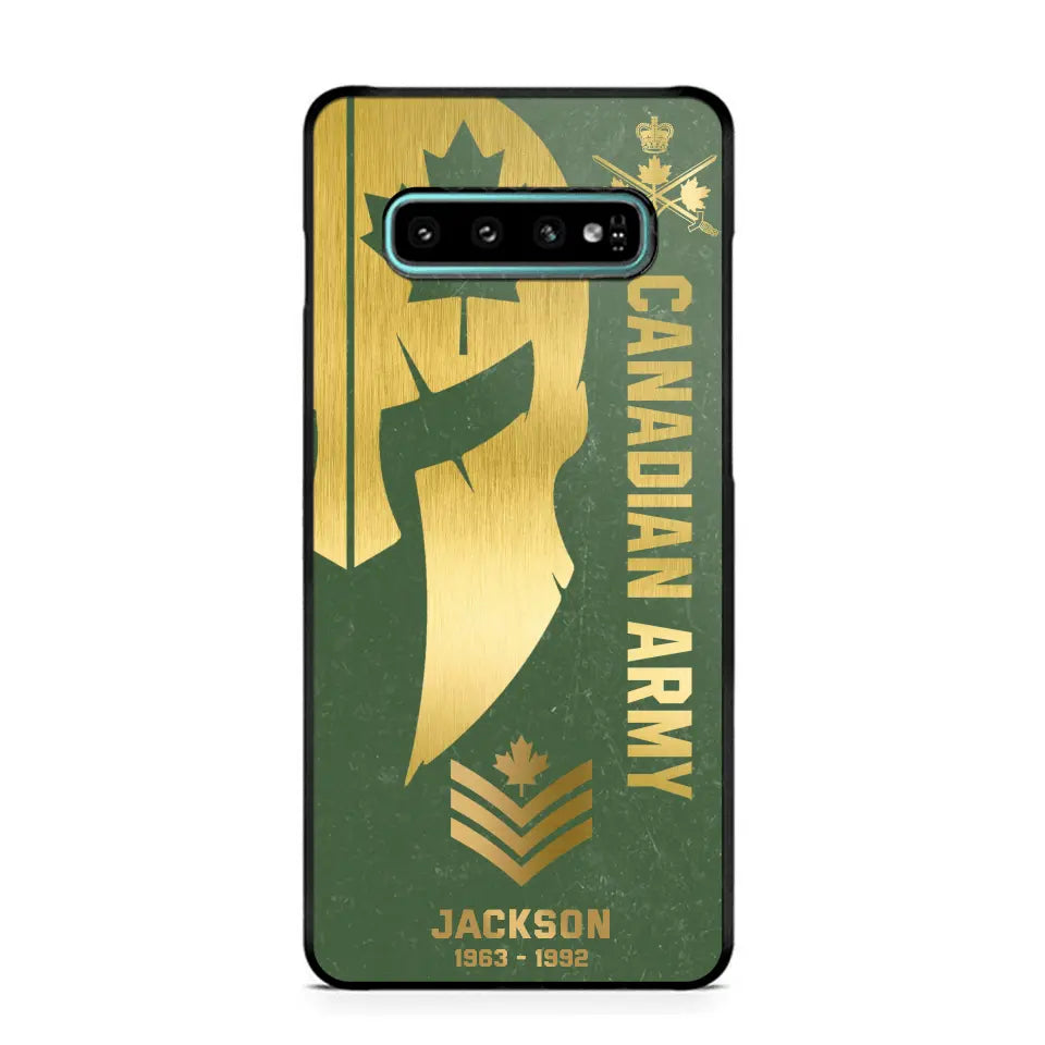 Personalized Canadian Armed Force Phone Case Printed QTKH458