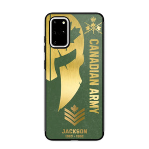 Personalized Canadian Armed Force Phone Case Printed QTKH458