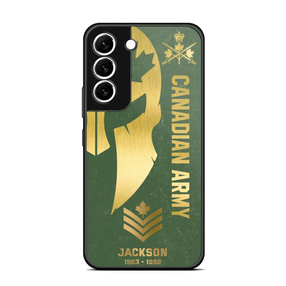 Personalized Canadian Armed Force Phone Case Printed QTKH458