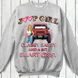 Personalized Jeep Girl Classy Sassy And A Bit Smart Assy T-shirt Printed HN23422