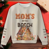 Personalized Mom's Perfect Batch Custom Kid Names Sweater Printed MTHN23571