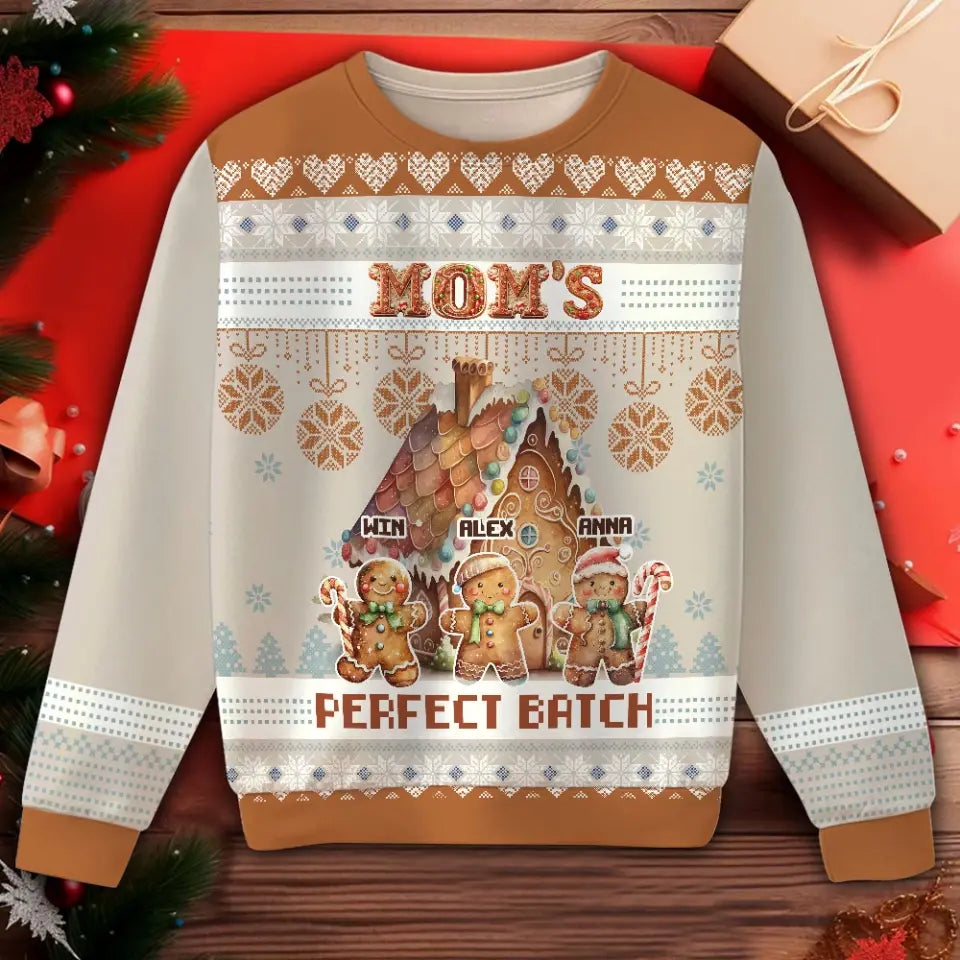 Personalized Mom's Perfect Batch Sweater Printed NTMTHN23572