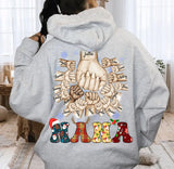 Personalized Nana Hands Custom Name Hoodie 2D Printed NMTKVH23707