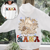 Personalized Nana Hands Custom Name Hoodie 2D Printed NMTKVH23707