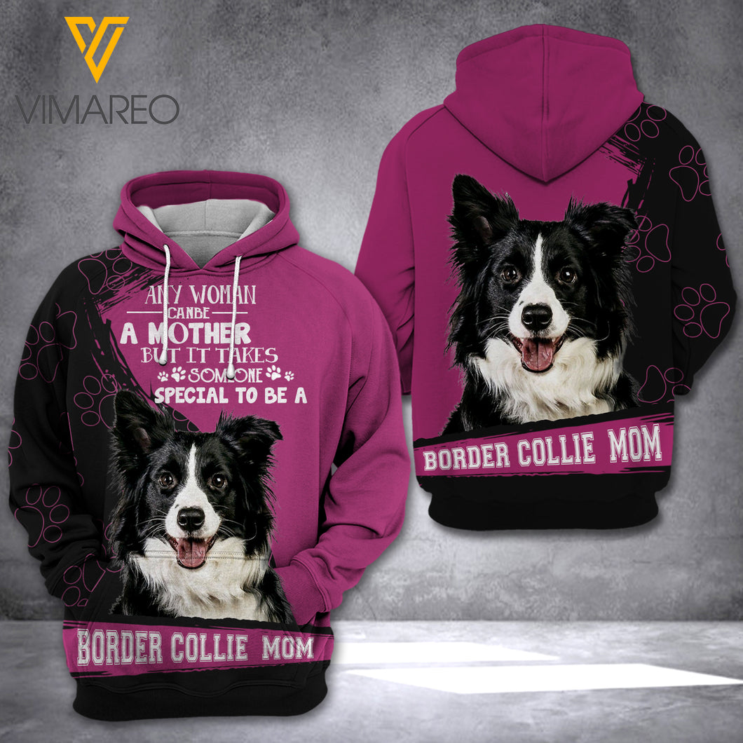 AH BORDER COLLIE DOG HOODIE 3D PRINTED FEB-QH17