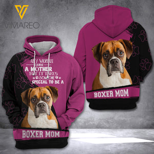 AH BOXER DOG HOODIE 3D PRINTED FEB-QH03