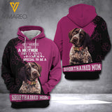 AH SHORTHAIRED DOG HOODIE 3D PRINTED FEB-QH05