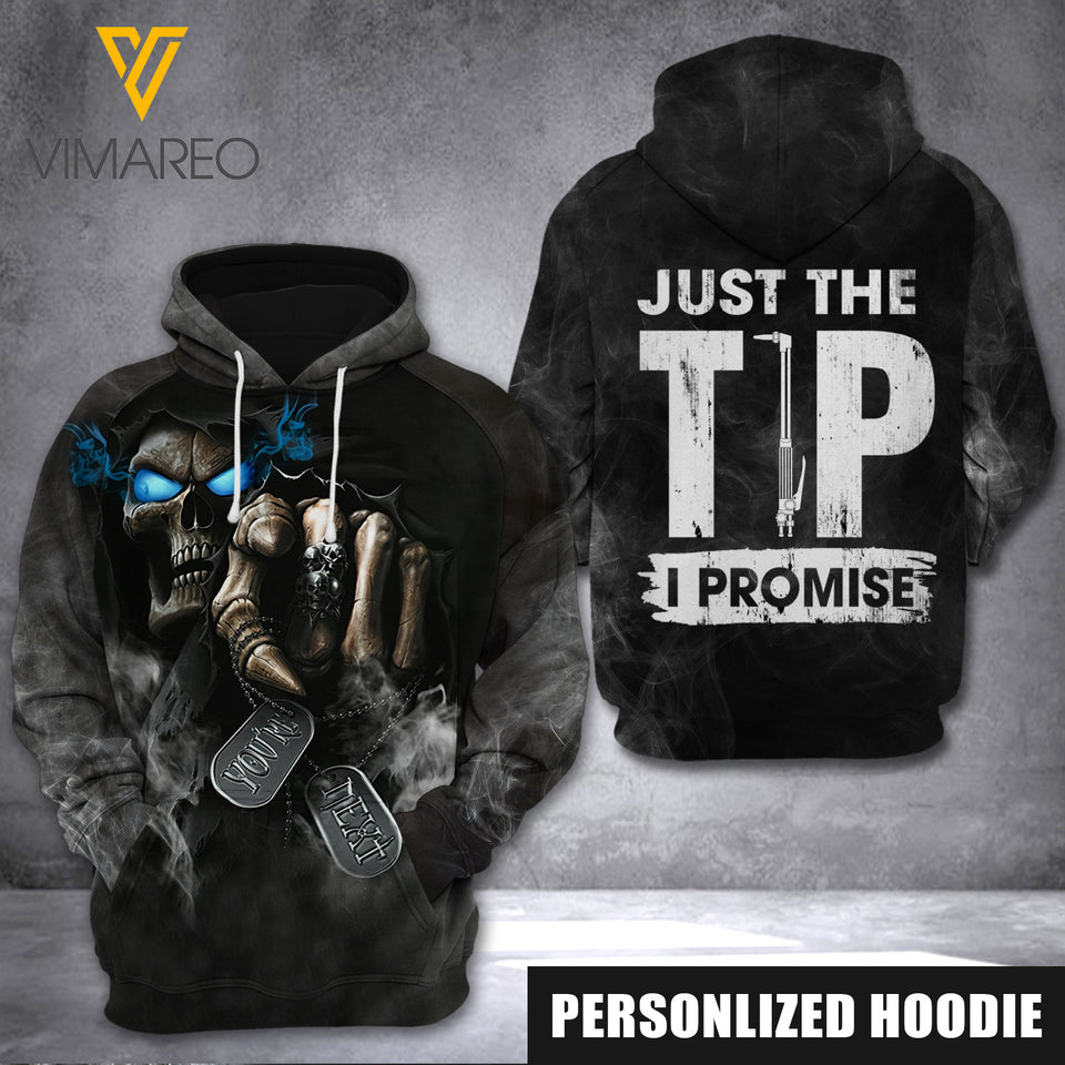 AH PERSONALIZED WELDER  HOODIE 3D PRINTED FEB-QH19