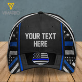 AH PERSONALIZED POLICE PEAKED CAP 3D FEB-DT25