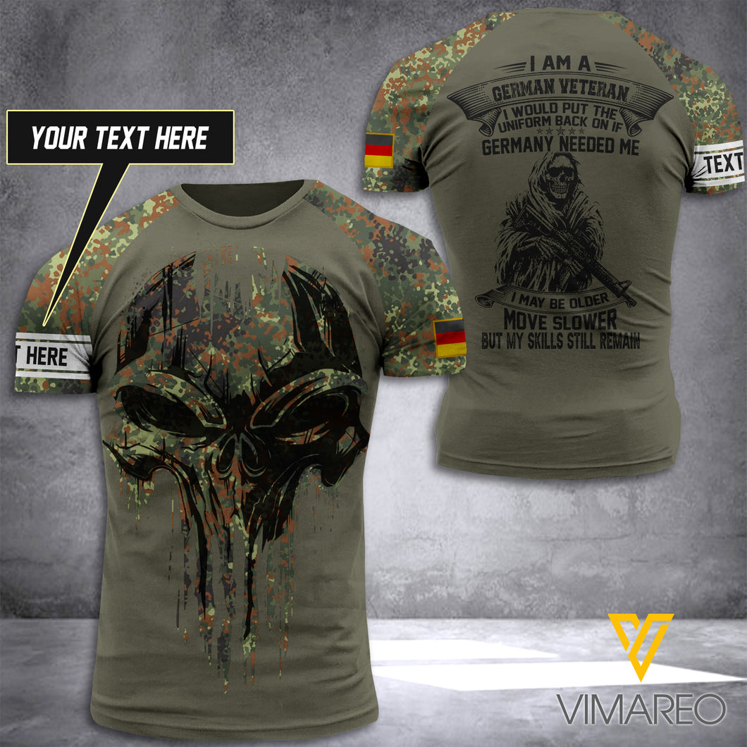 Customized German Soldier 3D Printed Combat Shirt EZT50521