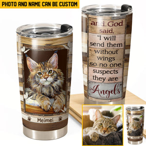 Personalized Image Your Cat Gifts for Cat Lover Tumbler 20Oz Printed 22DEC-HQ27