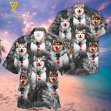 Alaskan Malamute Dog 3D Printed Mens Shirt AUG-HQ21