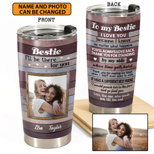 Personalized Image Bestie Best Friend Gifts Tumbler 20Oz Printed PNHY2712